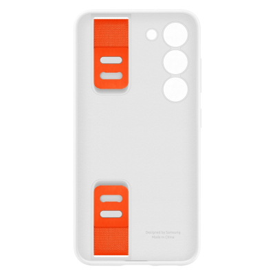 Чохол до мобільного телефона Samsung Galaxy S23 Plus Silicone Grip Case White (EF-GS916TWEGRU)