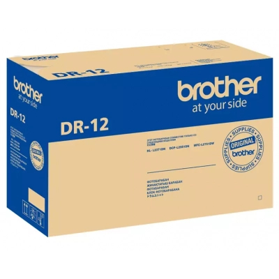 Драм картридж Brother DR12 12К, для HL-L2371, DCP-L2551 (DR12)