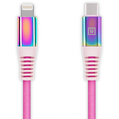 Дата кабель USB-C to Lightning 1.0m MFI Rainbow REAL-EL (EL123500054)