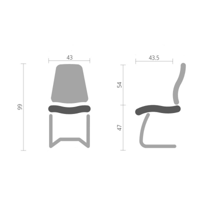 Кухонний стілець Special4You Master dark grey (E6798)