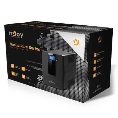 Пристрій безперебійного живлення nJoy Horus Plus 1500VA USB (PWUP-LI150H1-AZ01B)