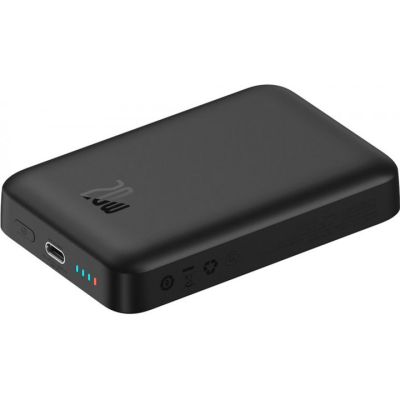 Батарея універсальна Baseus Wireless Magnetic Mini 10000mAh 20W, Black (PPCX030001\PPCXM10) (P10022100112-00)