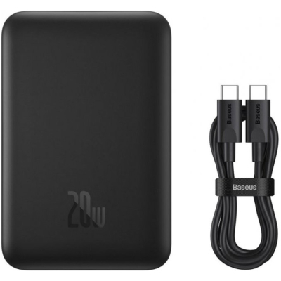 Батарея універсальна Baseus Wireless Magnetic Mini 10000mAh 20W, Black (PPCX030001\PPCXM10) (P10022100112-00)