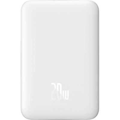 Батарея універсальна Baseus Wireless Magnetic Mini 10000mAh 20W, White (PPCX030002\PPCXM10) (P10022100212-00)