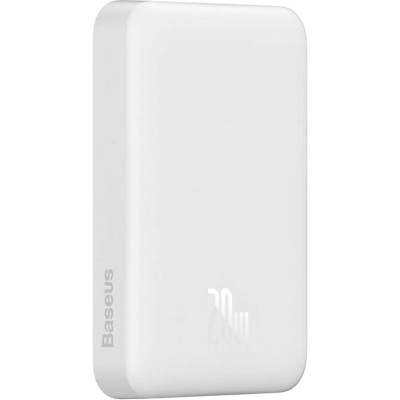 Батарея універсальна Baseus Wireless Magnetic Mini 10000mAh 20W, White (PPCX030002\PPCXM10) (P10022100212-00)