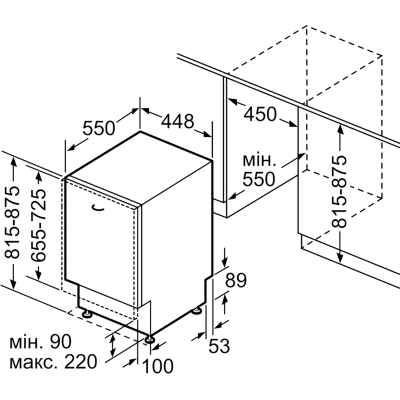 Посудомийна машина Bosch SPV2IKX10K