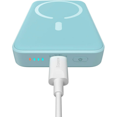 Батарея універсальна Baseus Wireless Magnetic Mini 10000mAh 20W, Blue (PPCX030003\PPCXM10) (P10022100312-00)