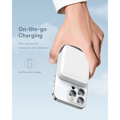 Батарея універсальна Baseus Magnetic Mini 10000mAh 30W, White (PPCX110002\PPCXM1030) (P10022105212-01)