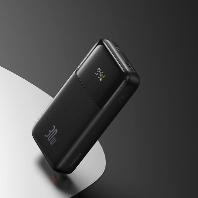 Батарея універсальна Baseus Comet Series Dual Display 20000mAh 30W, Black (P10022509112-00) (P10022509112-02)