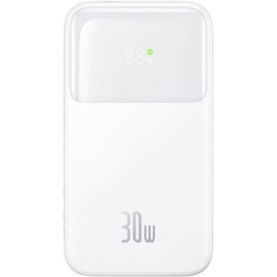 Батарея універсальна Baseus Comet 20000mAh 30W, White (P10022509222-00) (P10022509212-00)