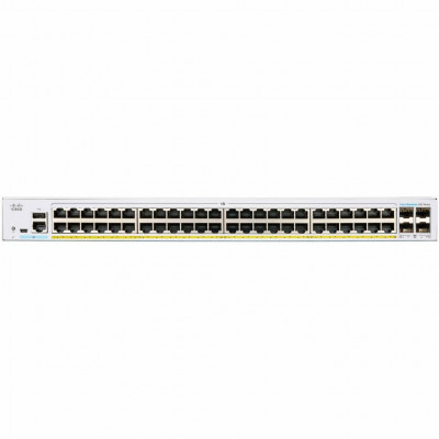 Комутатор мережевий Cisco CBS250-48P-4X-EU