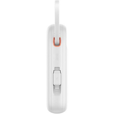 Батарея універсальна Baseus QPow2 20000mAh 30W, with 2*Type-C Cable, White (P10055009213-00)