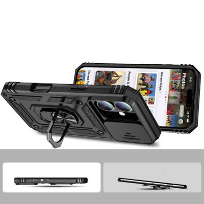 Чохол до мобільного телефона BeCover Military Apple iPhone 16 Plus Black (712154)