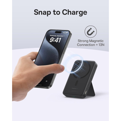 Батарея універсальна Baseus MagPro 5000mAh 20W, Black (PPCXZ05) (P10064100122-00)