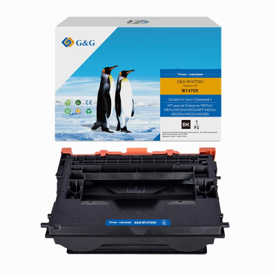 Картридж G&G HP 147X LJ MFP M611/M612/M635/M636 Black (30 000ст) (G&G-W1470XH)