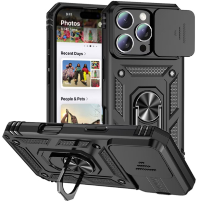 Чохол до мобільного телефона BeCover Military Apple iPhone 16 Pro Black (712155)