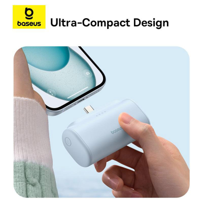 Батарея універсальна Baseus Compact 4900mAh 20W Type-C, Black (PPWC05T) (P10068302112-00)