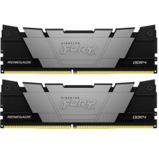 Модуль пам'яті для комп'ютера DDR4 16GB (2x8GB) 3200 MHz Fury Renegade Black Kingston Fury (ex.HyperX) (KF432C16RB2K2/16)