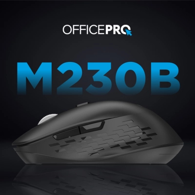 Мишка OfficePro M230B Silent Click Wireless/Bluetooth Black (M230B)