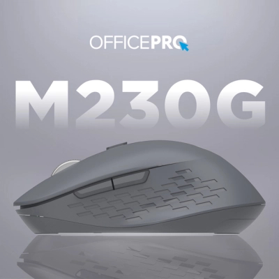 Мишка OfficePro M230G Silent Click Wireless/Bluetooth Gray (M230G)