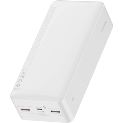 Батарея універсальна Baseus Bipow Overseas 30000mAh 20W, White (PPBD050402)