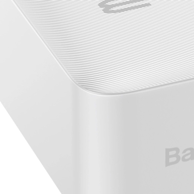 Батарея універсальна Baseus Bipow Overseas 30000mAh 20W, White (PPBD050402)