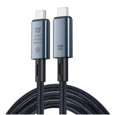 Дата кабель USB-C to USB-C 1.2m Pulsing Fast Charging 240W USB4.0 XoKo (XK-SC-2-240W)