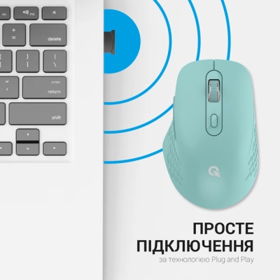 Мишка OfficePro M230M Silent Click Wireless/Bluetooth Mint (M230M)