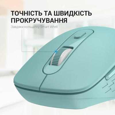 Мишка OfficePro M230M Silent Click Wireless/Bluetooth Mint (M230M)