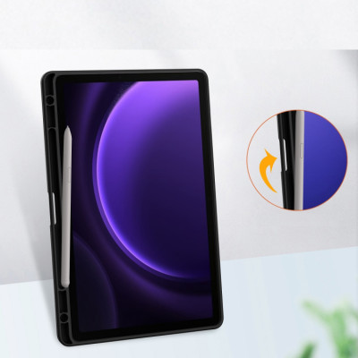 Чохол до планшета BeCover Soft Edge stylus holder Samsung Tab S9 (SM-X710/SM-X716)/S9 FE (SM-X510/SM-X516B) 11.0