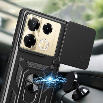 Чохол до мобільного телефона BeCover Military Infinix Note 40 Pro (X6851) Black (712160)
