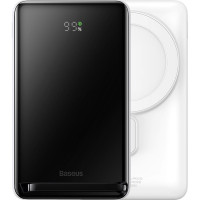 Батарея універсальна Baseus Magnetic Bracket 10000mAh 20W, White (PPCXZ10) (PPCX000002)