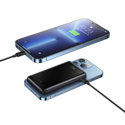 Батарея універсальна Baseus Magnetic Bracket 10000mAh 20W, White (PPCXZ10) (PPCX000002)
