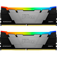 Модуль пам'яті для комп'ютера DDR4 32GB (2x16GB) 3600 MHz Fury Renegade RGB Kingston Fury (ex.HyperX) (KF436C16RB12AK2/32)