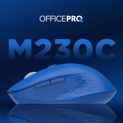 Мишка OfficePro M230C Silent Click Wireless/Bluetooth Blue (M230С)