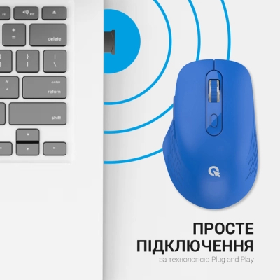 Мишка OfficePro M230C Silent Click Wireless/Bluetooth Blue (M230С)