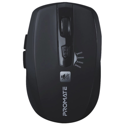 Мишка Promate Breeze Wireless Black (breeze.black)