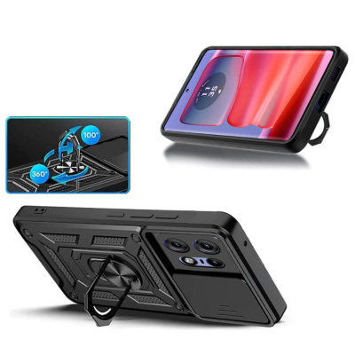 Чохол до мобільного телефона BeCover Military Motorola Edge 50 Pro Black (712161)
