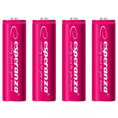 Акумулятор Esperanza AAA 1000mAh Ni-MH * 4 red (EZA102R)