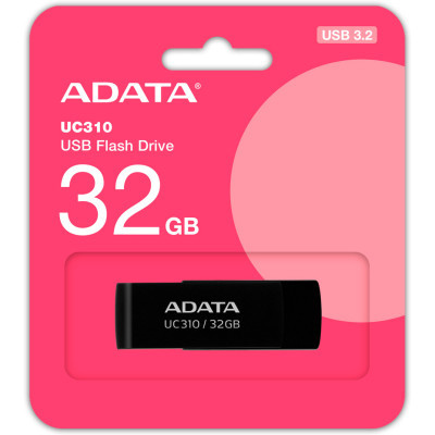USB флеш накопичувач ADATA 32GB UC310 Black USB 3.0 (UC310-32G-RBK)