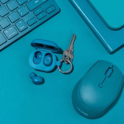 Навушники Jlab JBuds Mini Aqua Teal (IEUEBJBMINIRAQUA124)