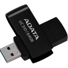 USB флеш накопичувач ADATA 64GB UC310 Black USB 3.0 (UC310-64G-RBK)