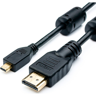 Кабель мультимедійний HDMI A to HDMI D (micro), 2.0m Atcom (22402)