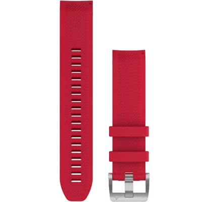 Ремінець до смарт-годинника Garmin MARQ, QuickFit 22m, Plasma Red, Silicone Strap (010-12738-17)