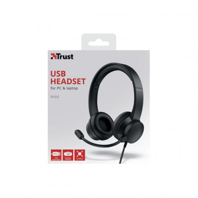 Навушники Trust Rydo On-Ear USB Headset Black (24133)