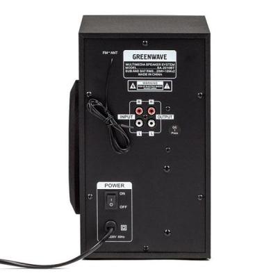Акустична система Greenwave SA-2010BT Black-red (R0015181)