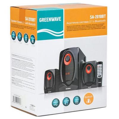Акустична система Greenwave SA-2010BT Black-red (R0015181)