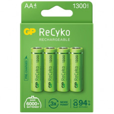 Акумулятор Gp AA 130AAHCE-2GBE4 Recyko+ 1300 mAh * 4 (130AAHCE / 4891199186523)