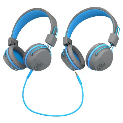 Навушники Jlab JBuddies Studio Wireless Graphite/Blue (IEUHBSTUDIORGRYBLU4)