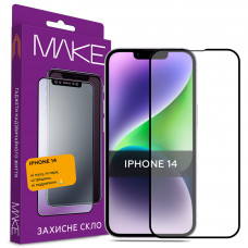Скло захисне MAKE Apple iPhone 14 (MGF-AI14)